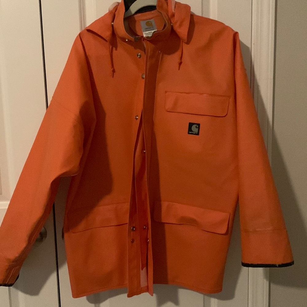 Carhartt heavy-duty raincoat